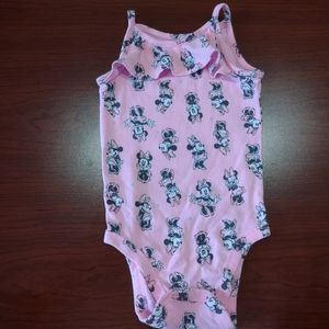 Minnie mouse tank top onesie
